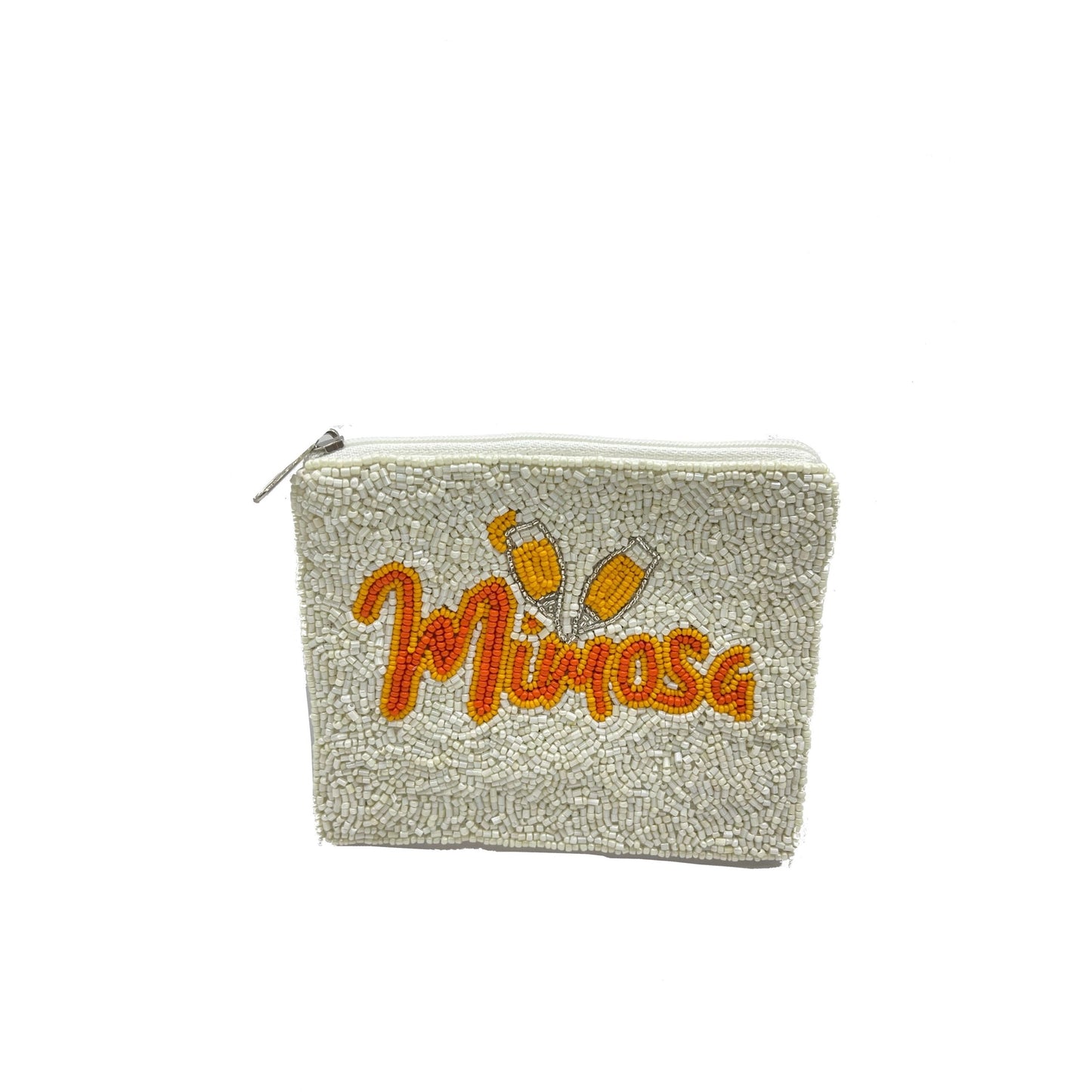 Mimosa Beaded Coin Purse