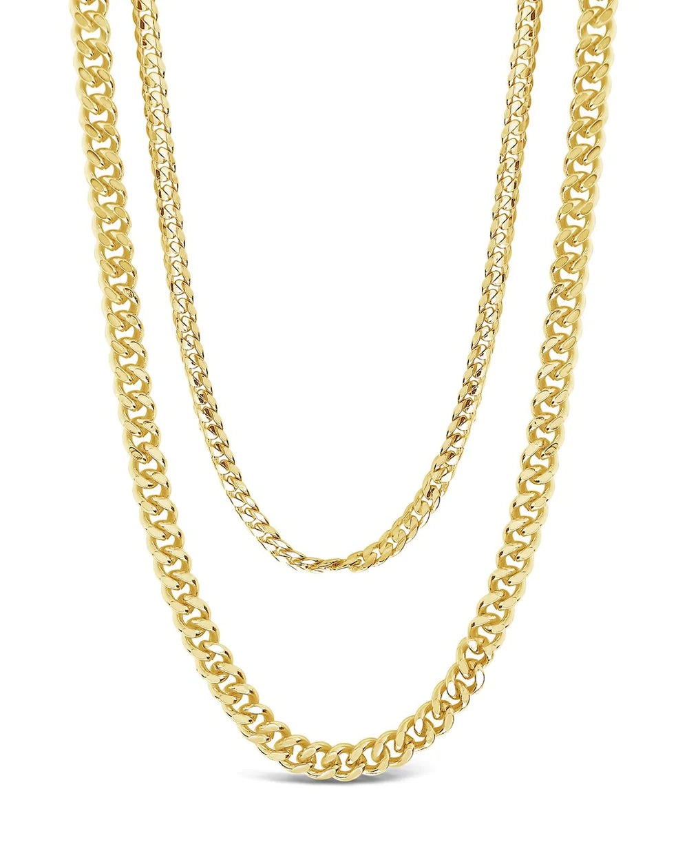 Everyday Layered Curb Chain Necklace