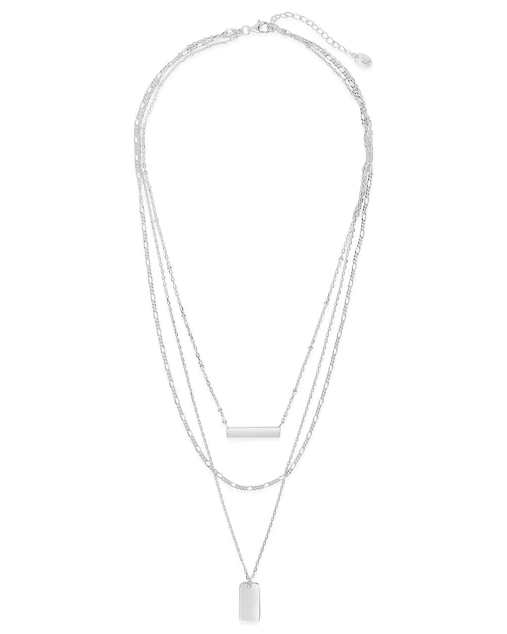 Triple Layered Bar Necklace
