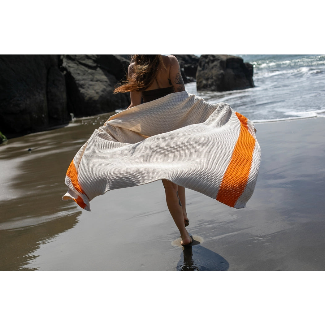 Marici - natural/orange Blanket
