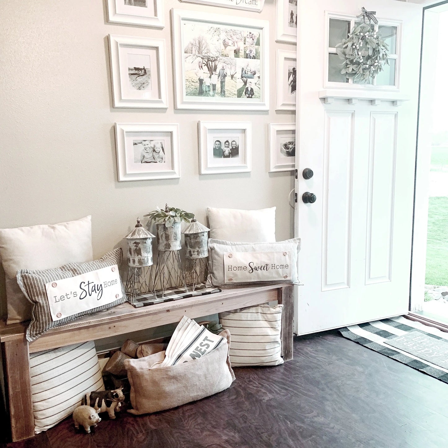 Home Sweet Home Pillow Panel