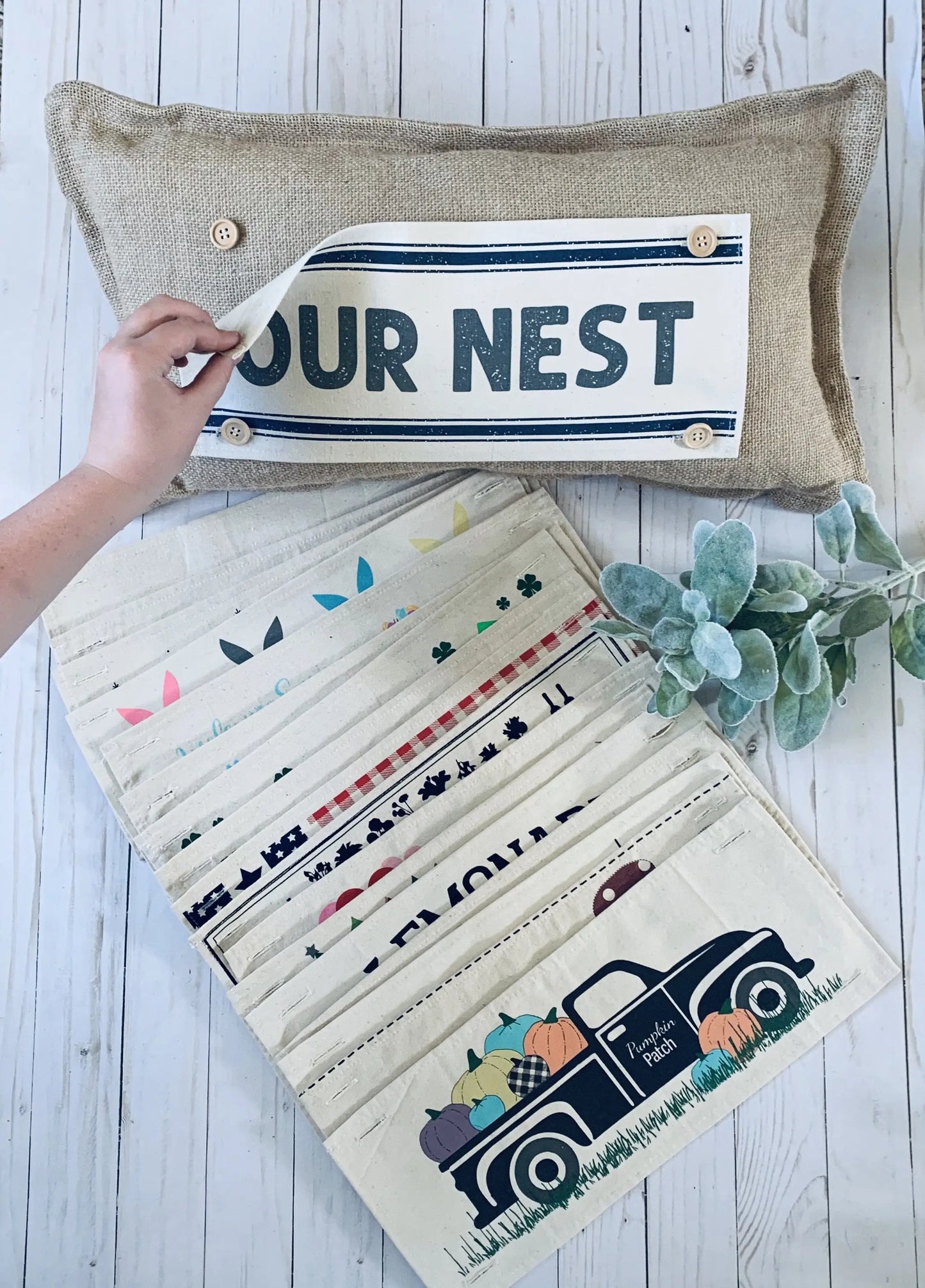 Our Nest Pillow Panel