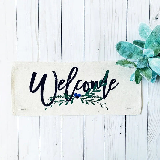 Welcome Pillow Panel