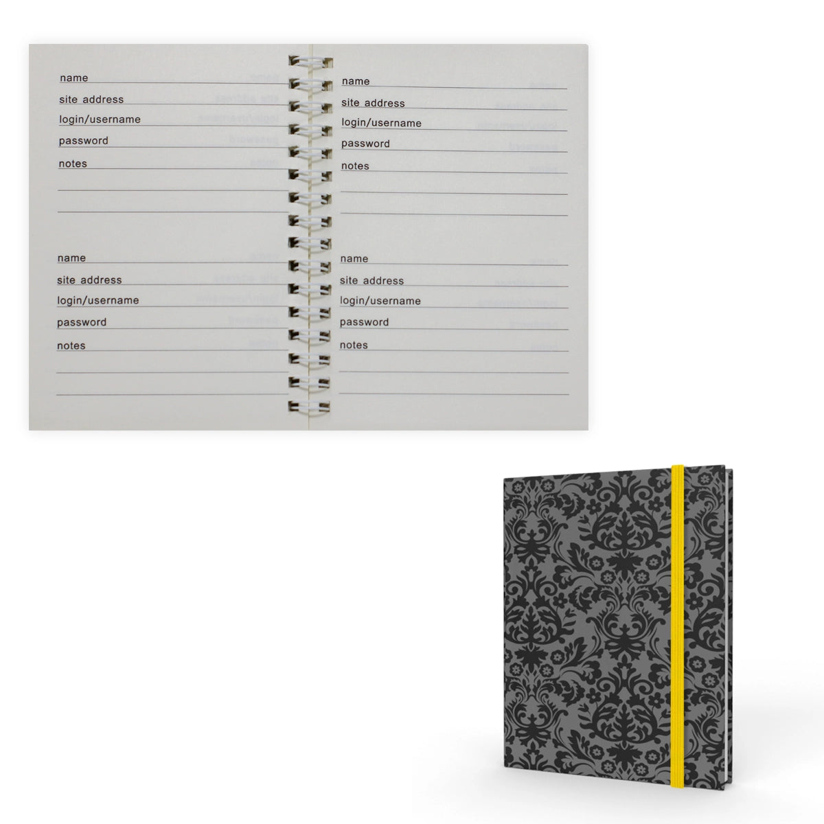 Password & Username Log Book