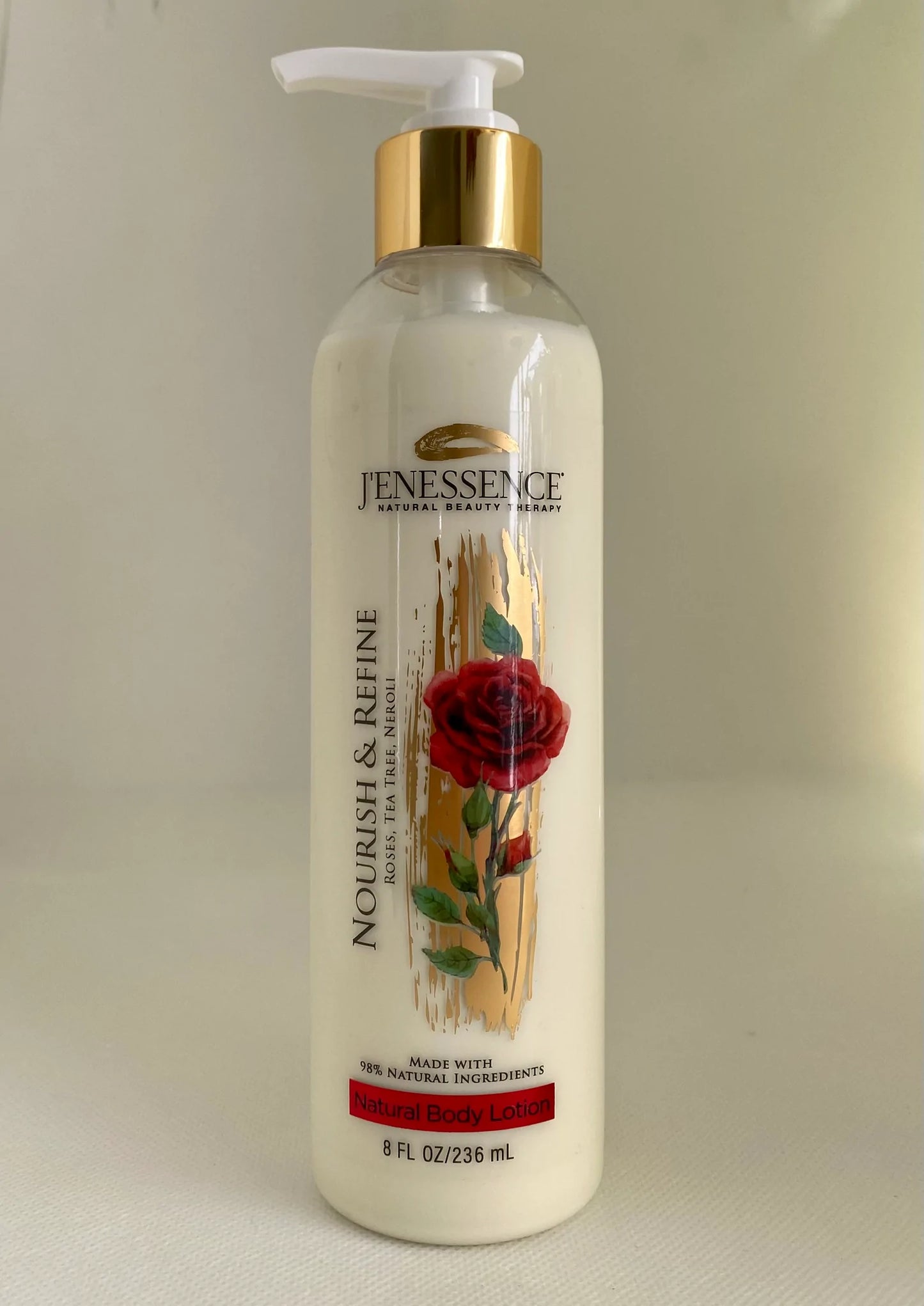 Nourish & Refine 98% Natural Therapeutic Body Lotion (Rose, Neroli, Tea Tree)