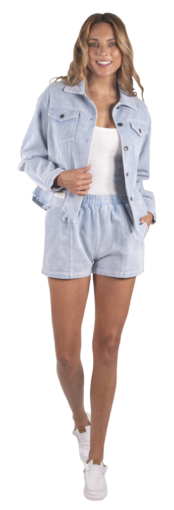Cordy Short in Glacier Blue