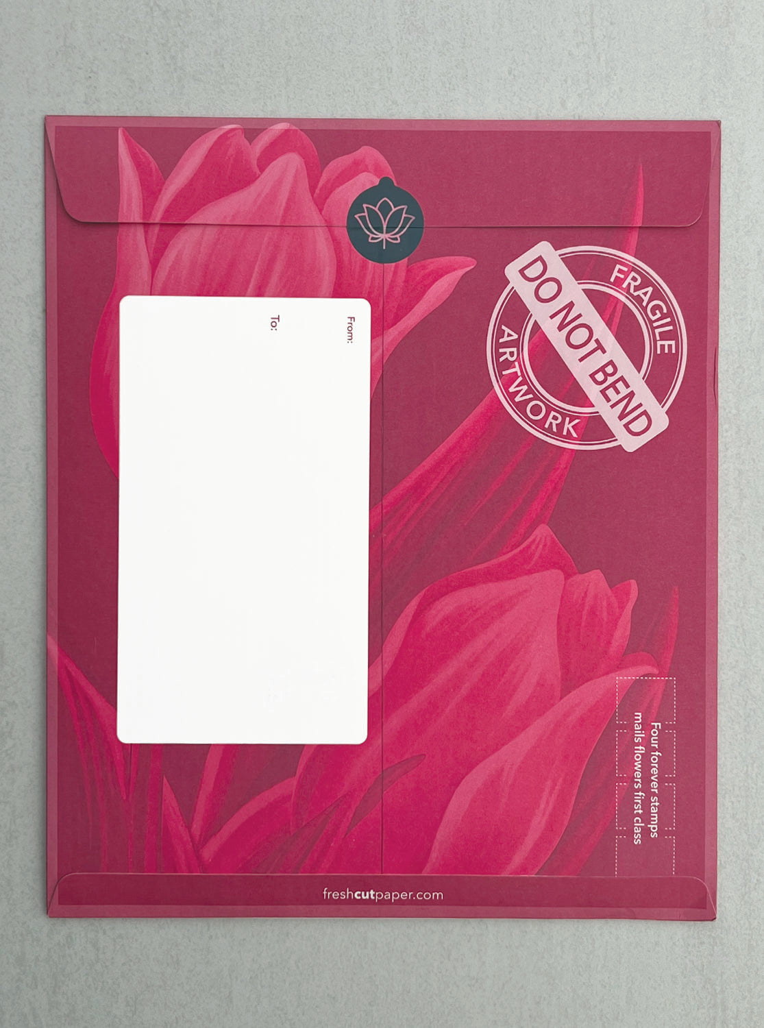 Pink Tulips Pop Up Flower Bouquet