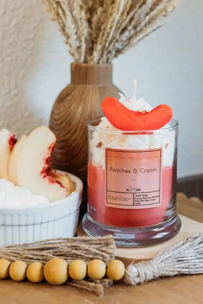 Peaches & Cream Dessert Candle
