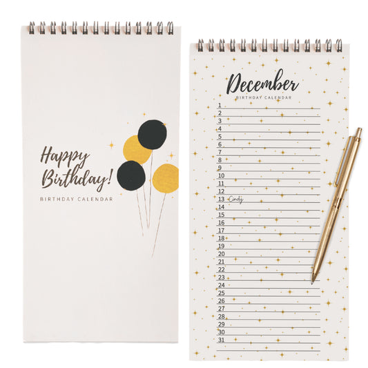 Perpetual Birthday Calendar