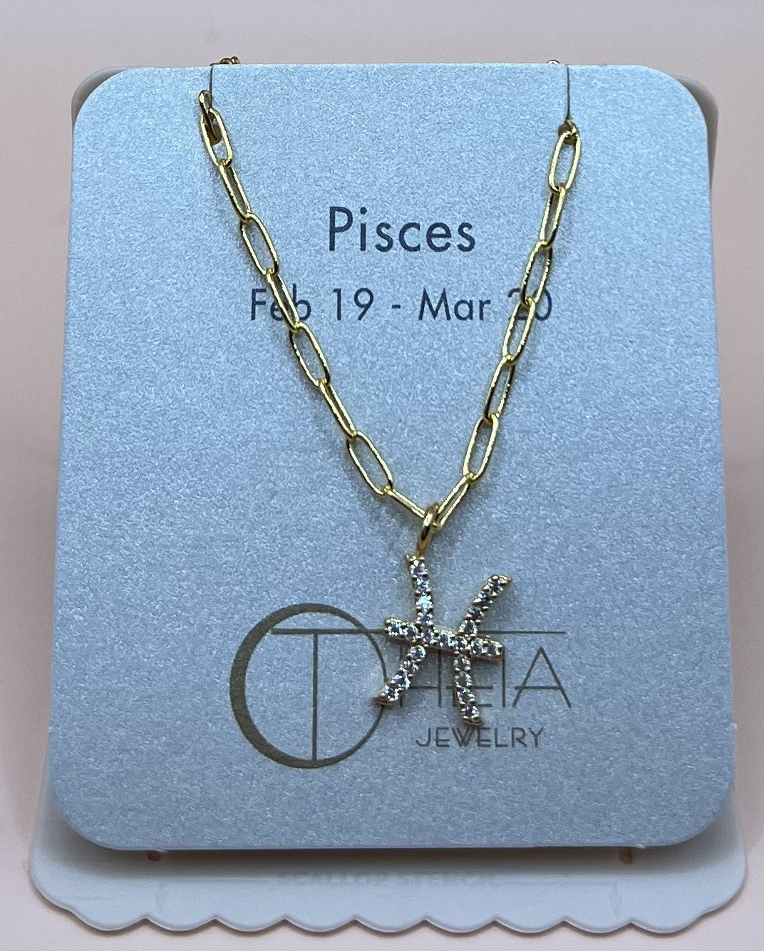 Zodiac sign necklace