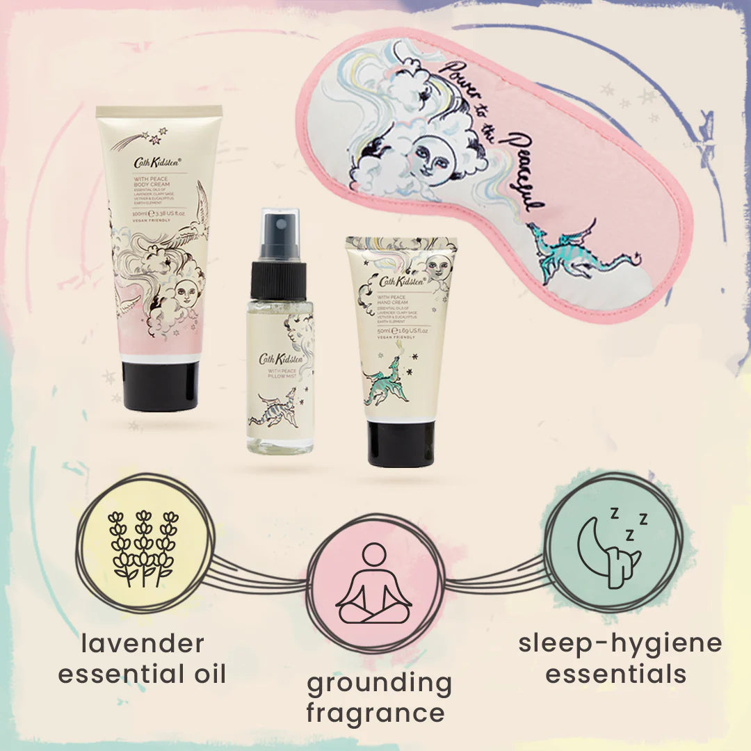 Power To The Peaceful Celestial Gift of Sleep Set - Cream/Lotion