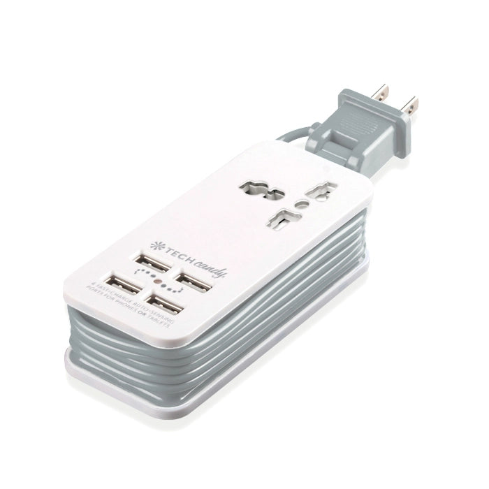 Power Trip Outlet + Usb Travel Charging Station - Cell Phone