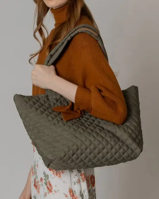 Quilted Tote Bag