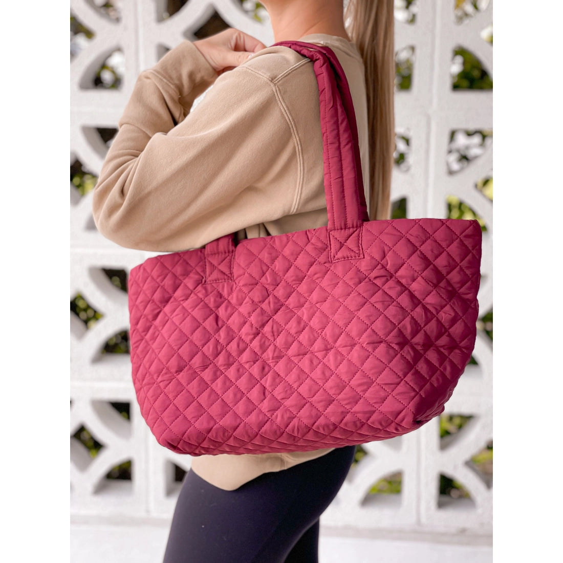 Quilted Tote Bag
