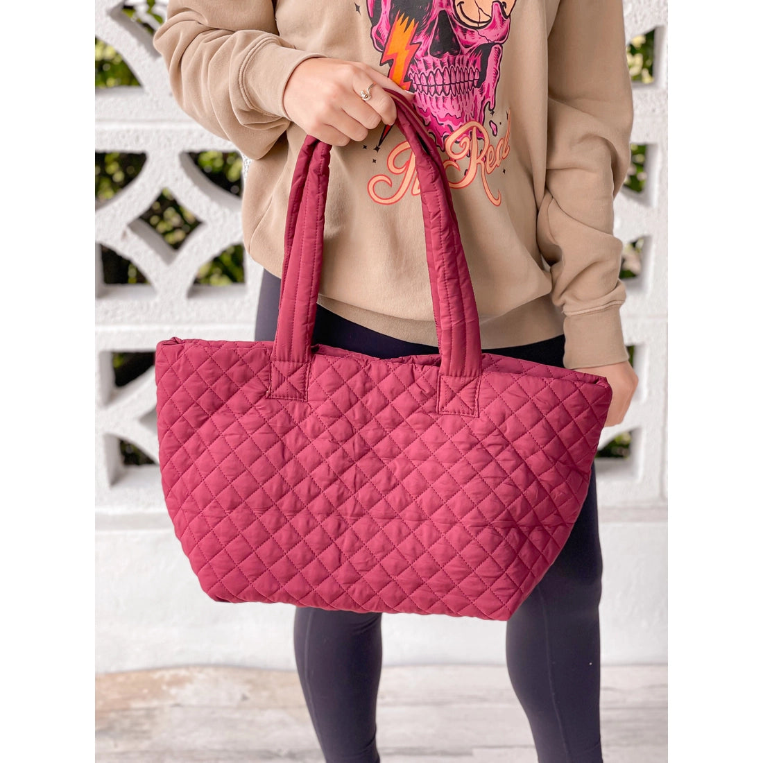 Quilted Tote Bag
