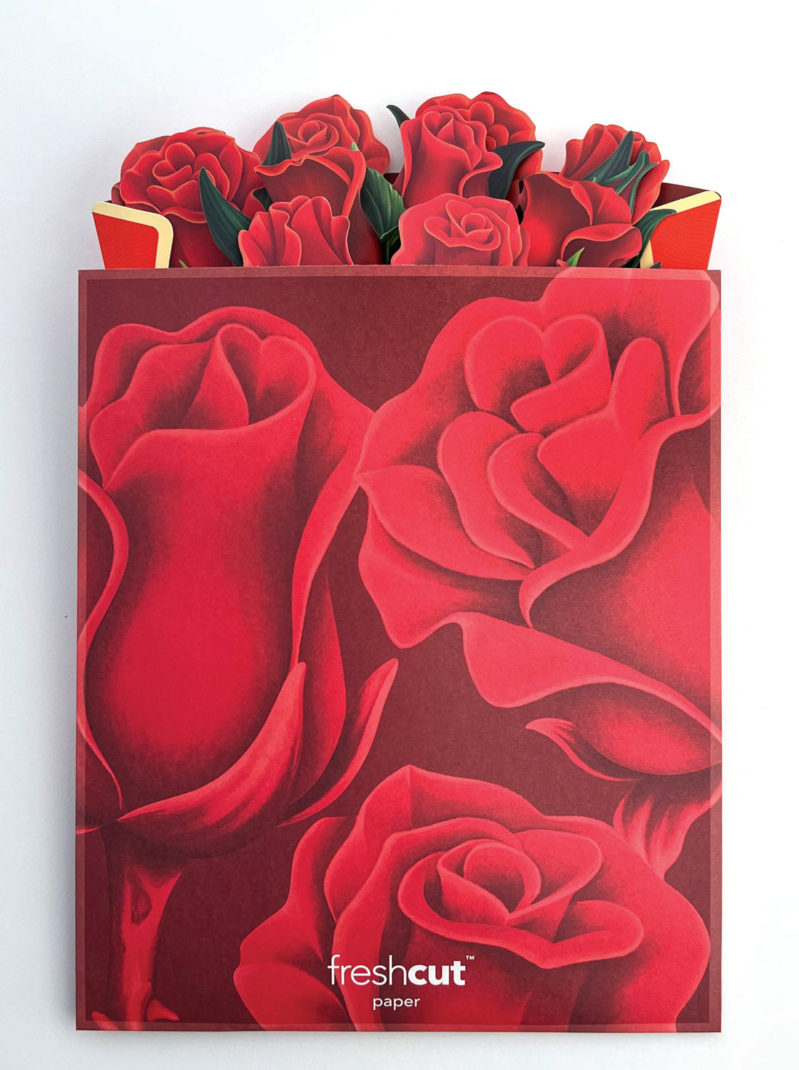 Red Roses Pop Up Flower Bouquet