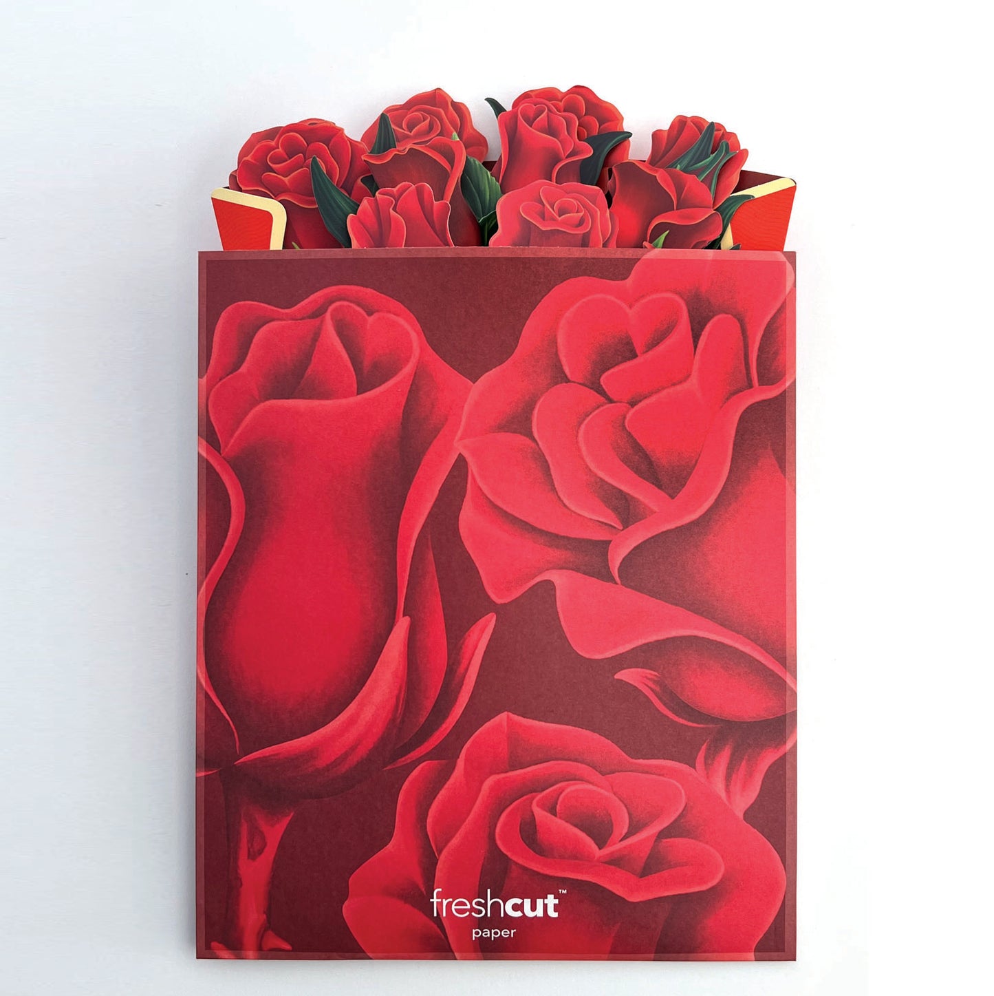 Red Roses Pop Up Flower Bouquet