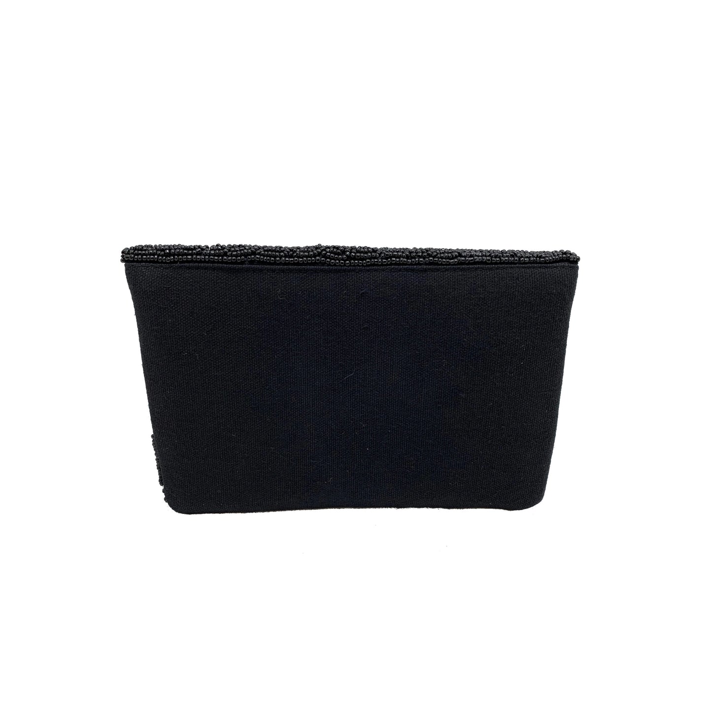 Red Lips Beaded Clutch Bag