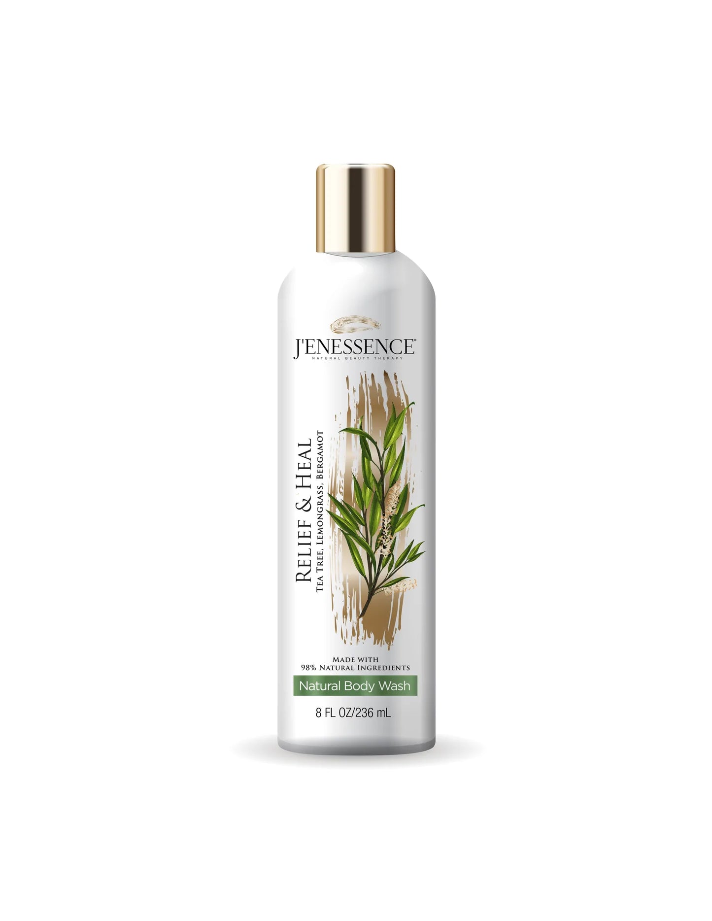 Relief & Heal Natural Therapeutic Body Wash (Lemongrass, Tea Tree, Bergamot)