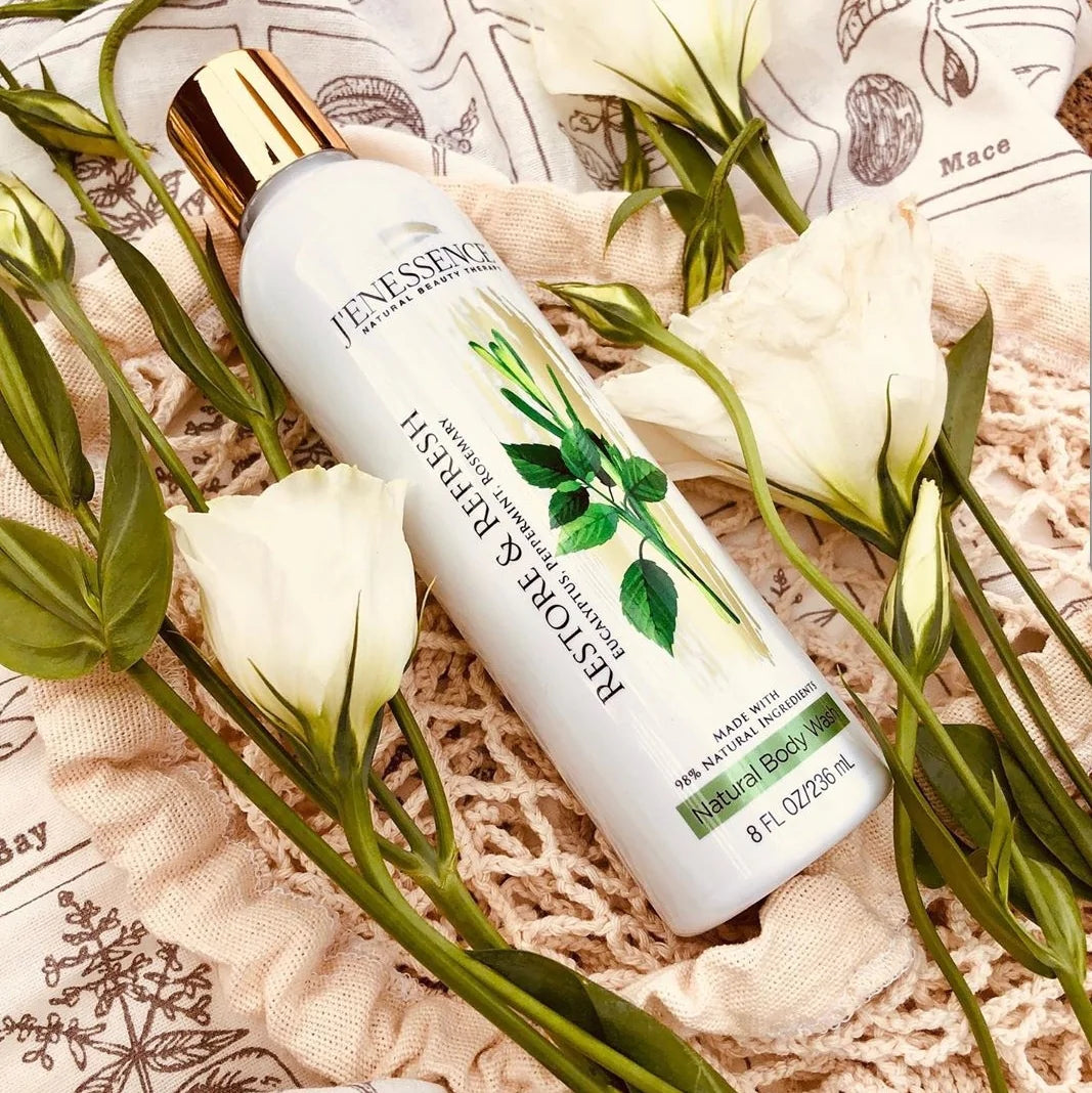 Restore & Refresh Natural Therapeutic Body Wash (Mint, Eucalyptus, Rosemary)