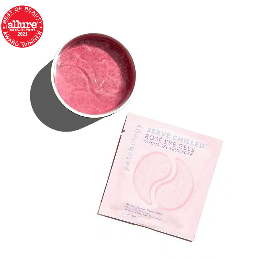 Serve Chilled Rosé Eye Gels - Single Packs