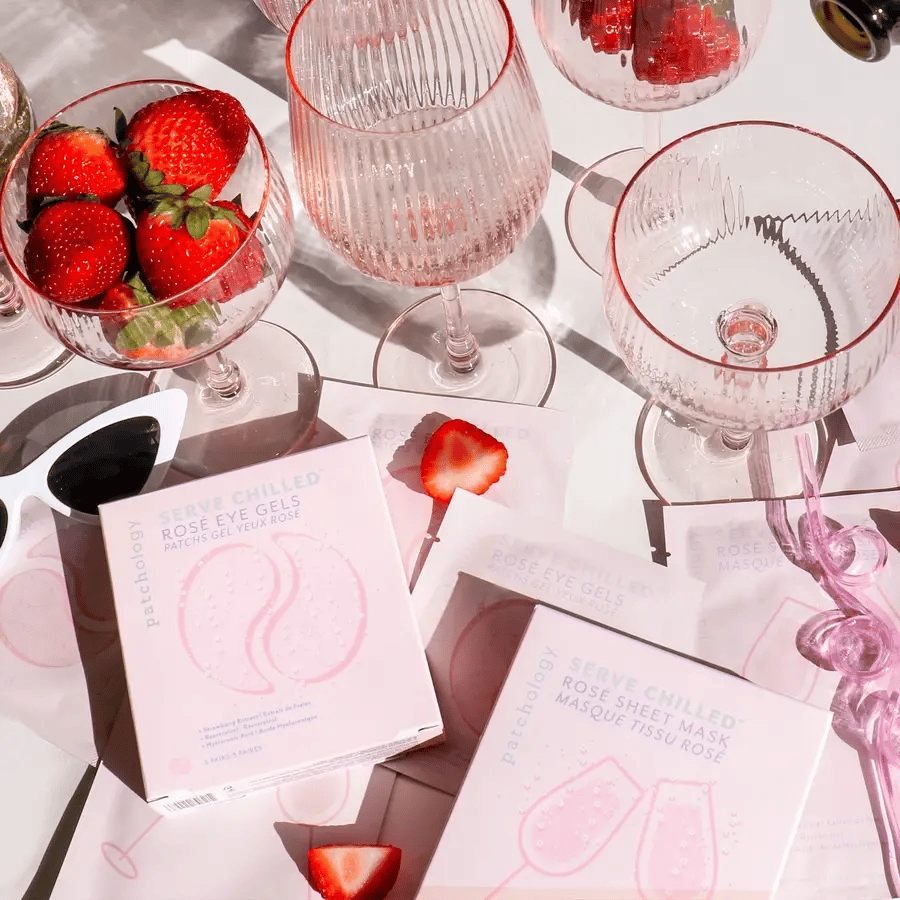 Serve Chilled Rosé Eye Gels - Single Packs