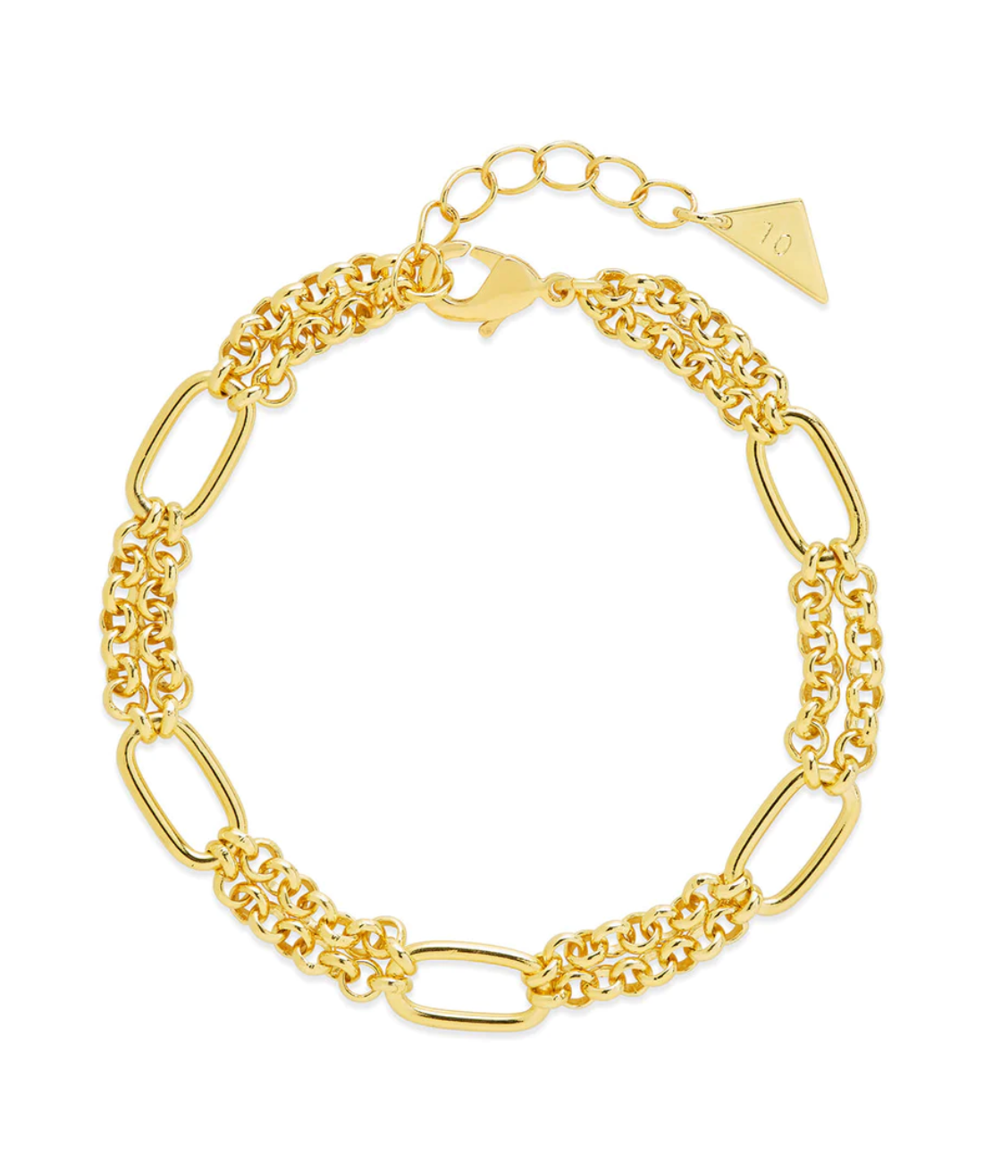 Zenni Multi-Row Chain Bracelet