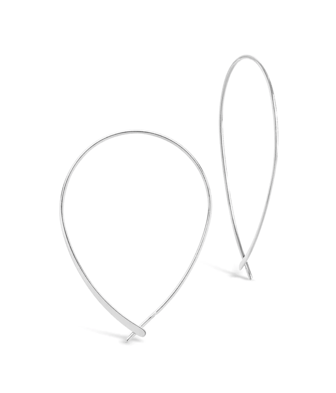 Delicate Threader Hoop Earrings