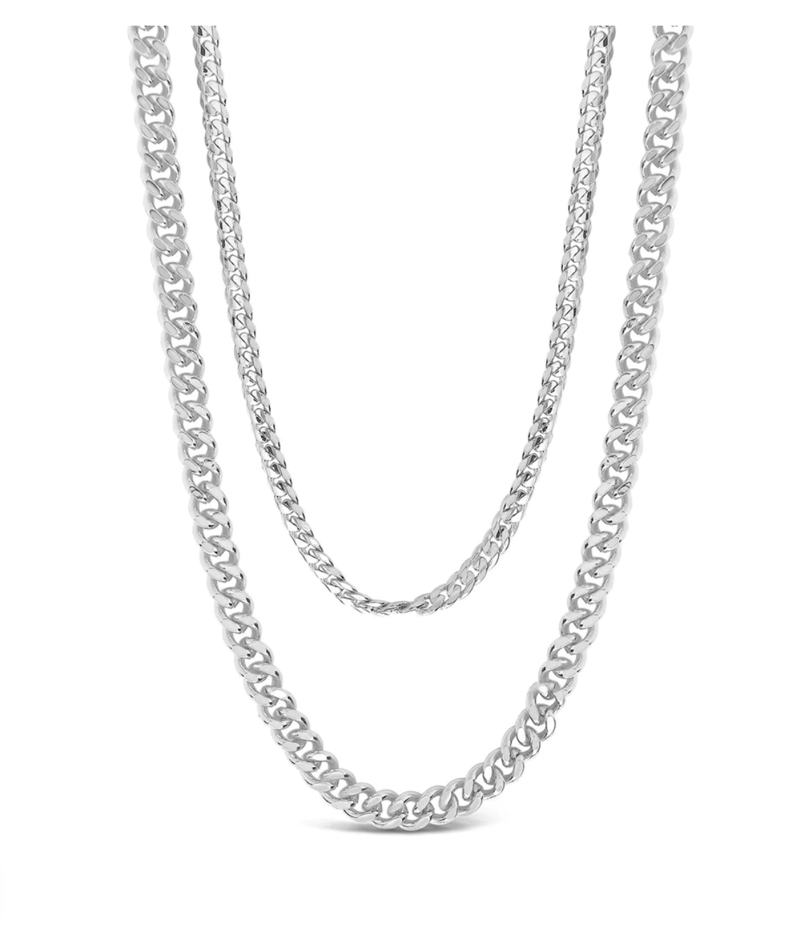 Everyday Layered Curb Chain Necklace