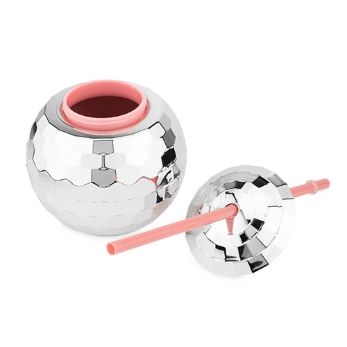 Silver Disco Ball Drink Tumblers