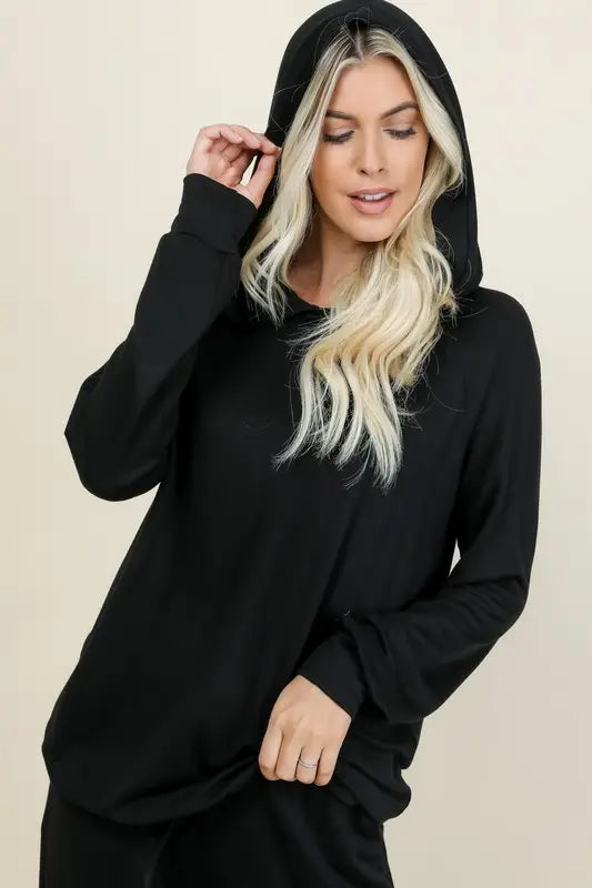 Solid French Terry Loungewear Set - 2 Colors