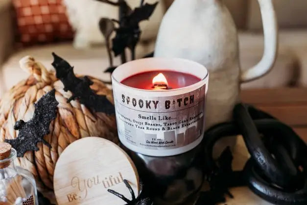 Spooky Bitch Halloween Candle