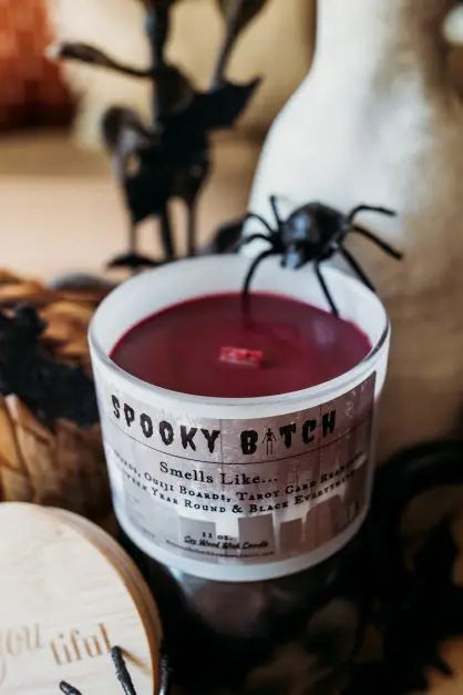 Spooky Bitch Halloween Candle