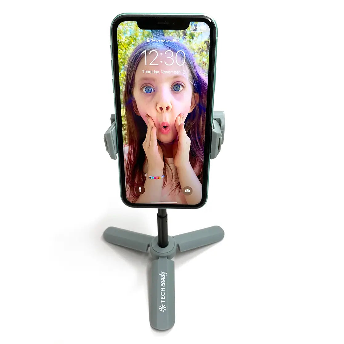 Stand & Deliver Expanding Cell Phone Tripod: Dusty Pink
