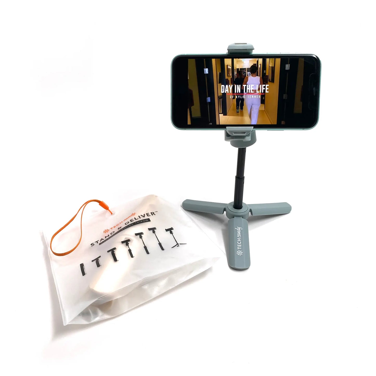 Stand & Deliver Expanding Cell Phone Tripod: Dusty Pink