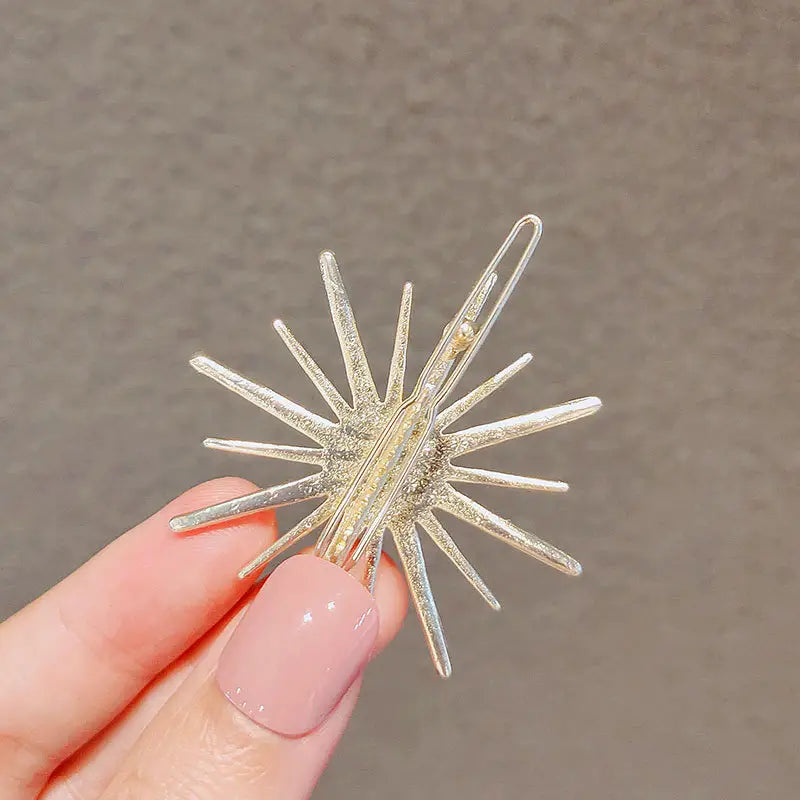 Star Pearl Rhinestone Hair Clip