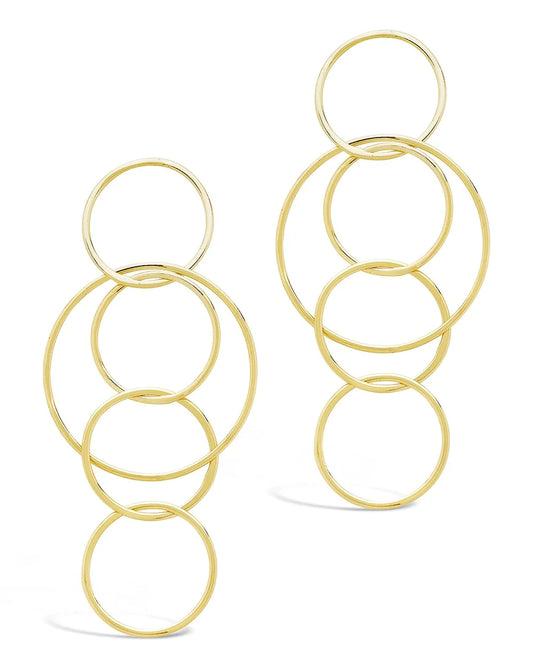 Linked Hoop Earrings