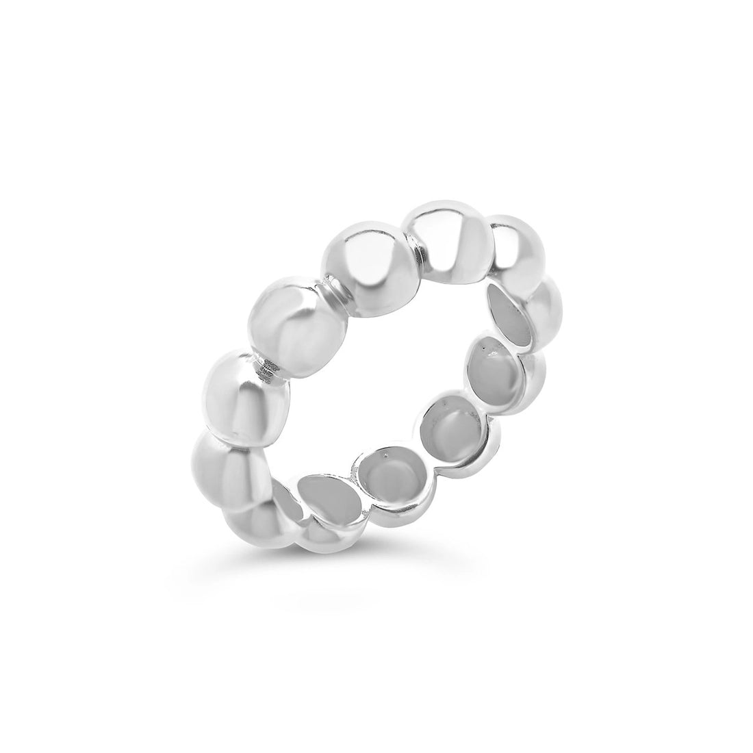 Sterling Silver Chunky Bubble Ring