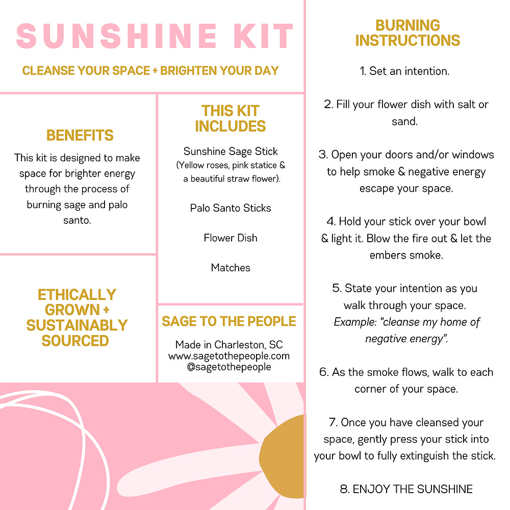 Sunshine Sage Cleansing Kit