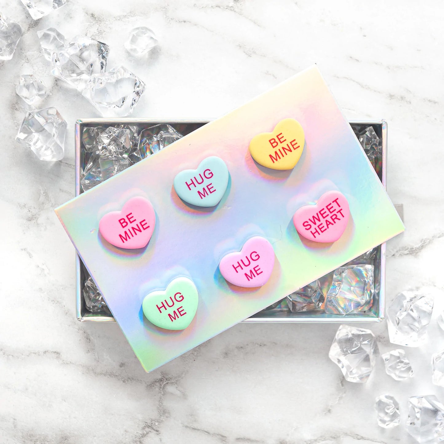 Sweetheart Cheers Wine Glass Charms, Set of 6