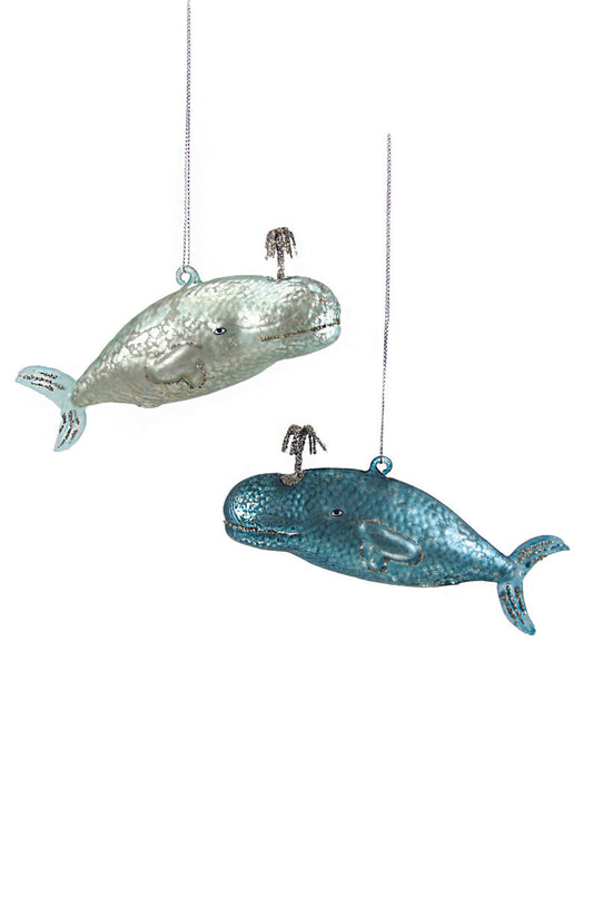 Victorian Whale Ornaments