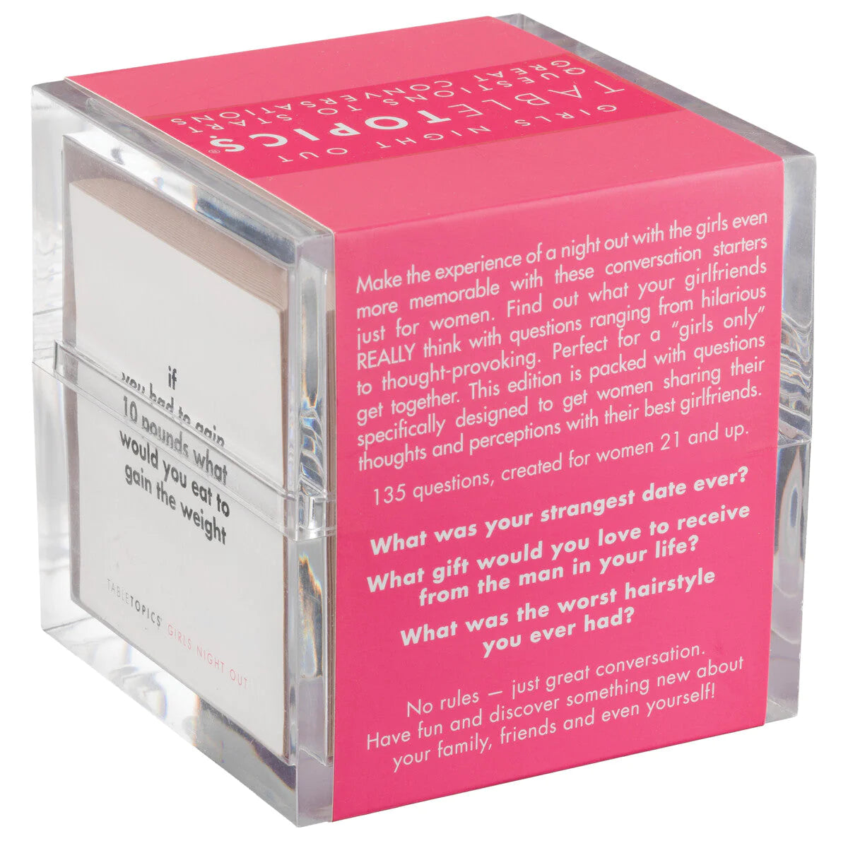 Girls Night Out Tabletopics Conversation Game / Card Game