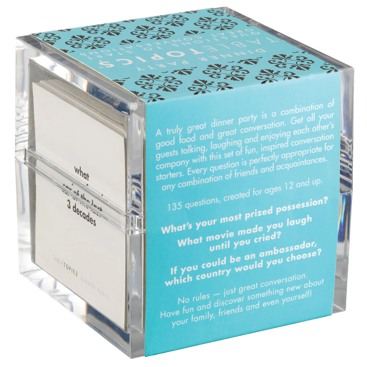 Dinner Party Tabletopics Conversation Game / Card Game