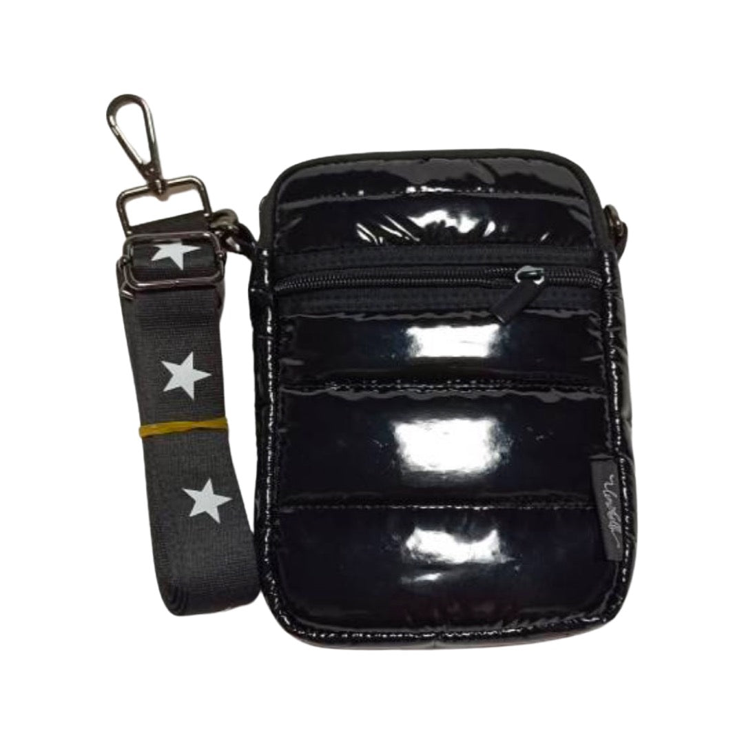 The Jordyn Puffer Camera in Black Metallic