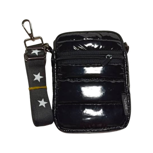 The Jordyn Puffer Camera in Black Metallic