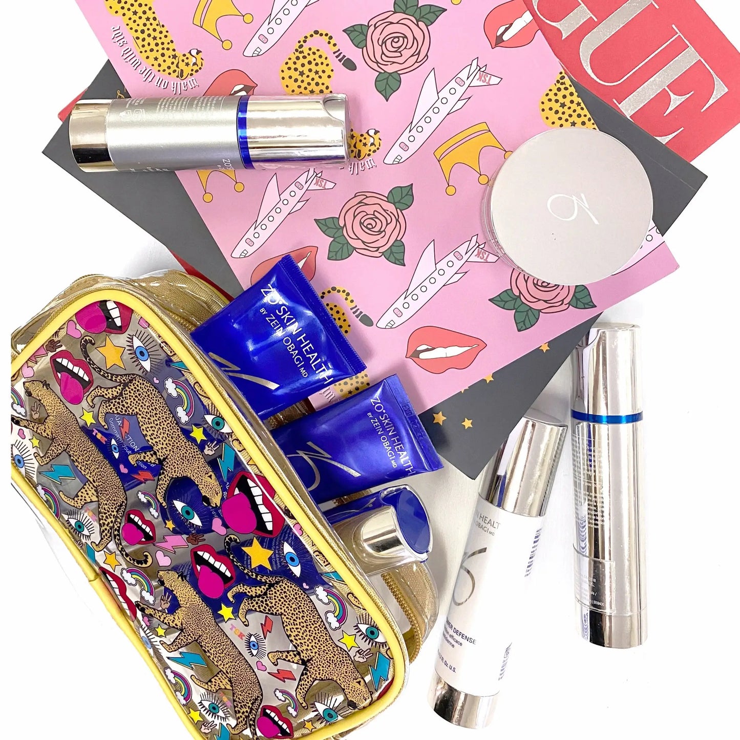 Graphic Cosmetic Bag