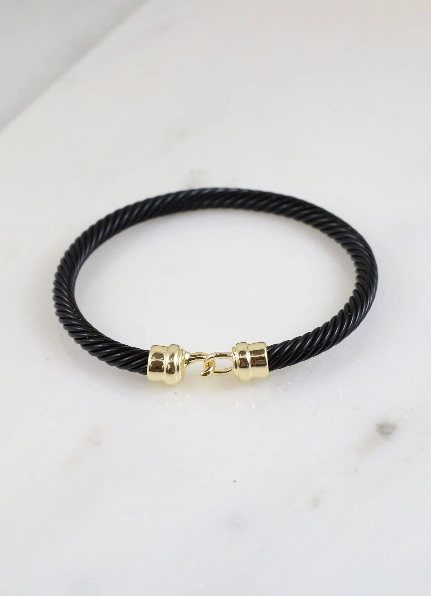Timberland Hinge Cable Bracelet Black