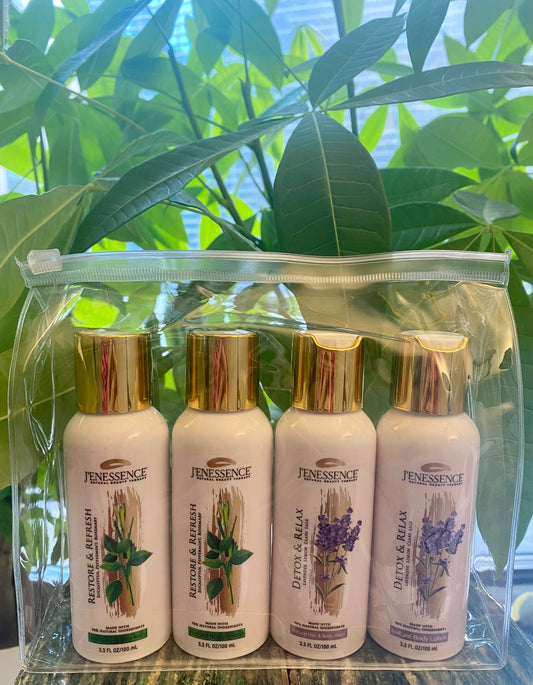 Travel Size! Detox & Relax, Restore & Refresh Wash & Lotion Set