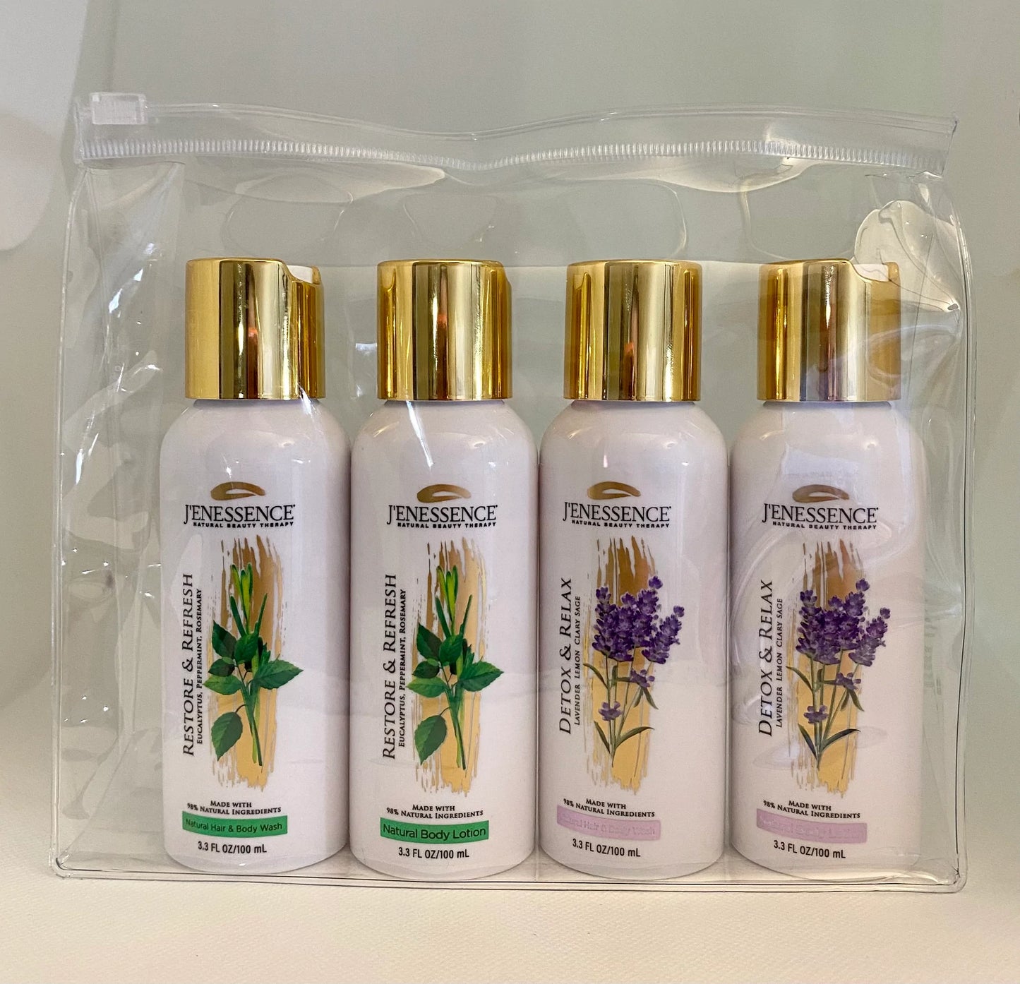Travel Size! Detox & Relax, Restore & Refresh Wash & Lotion Set