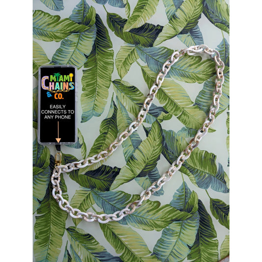Vanilla Latte - Crossbody Cell Phone Chain